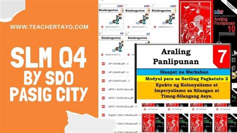 sdo pasig modules quarter 3